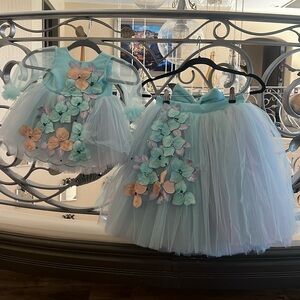 Mommy & Me matching skirt/dress 6-12 month xs/s skirt
